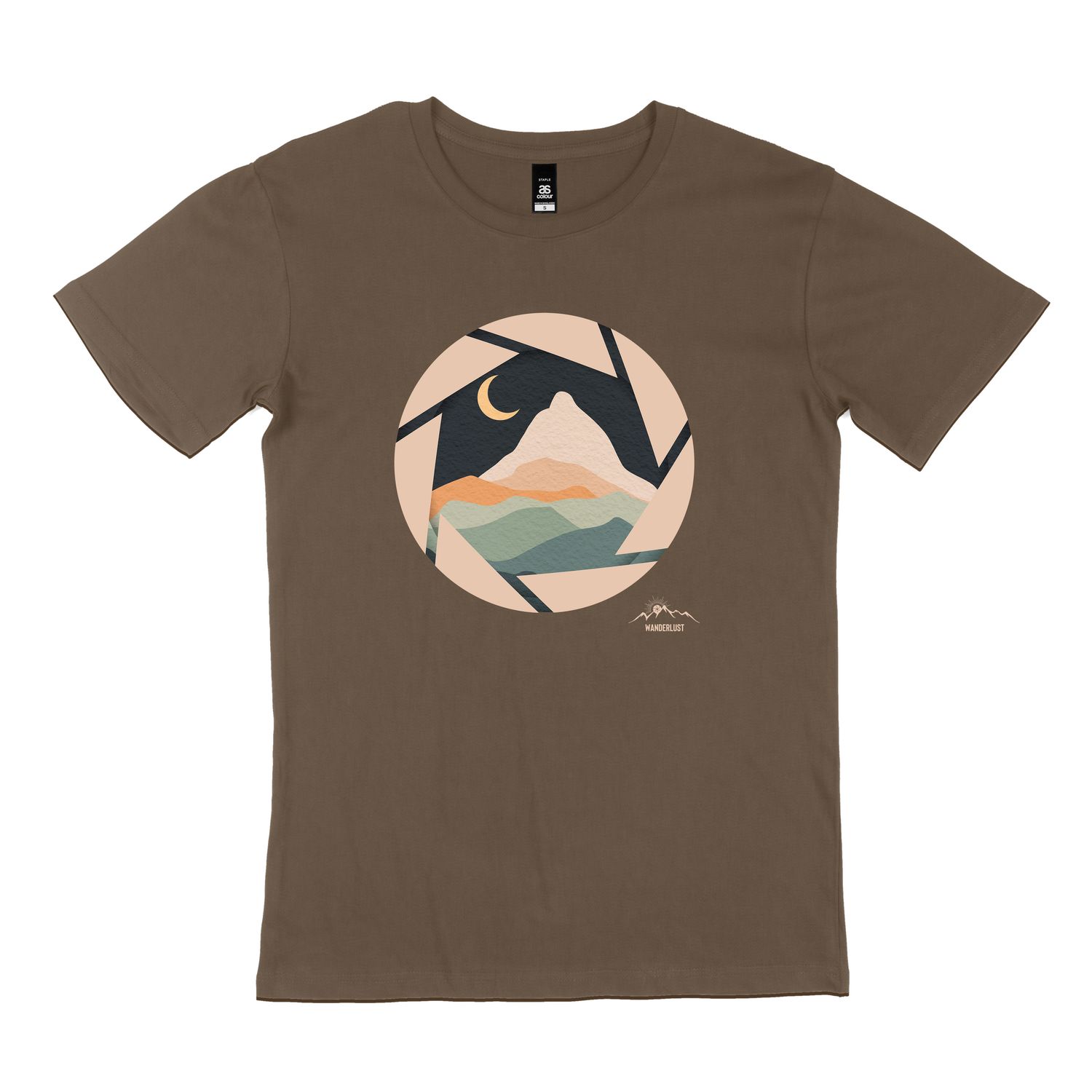 Mountain at Night | Men&#39;s AS Colour Staple Tee