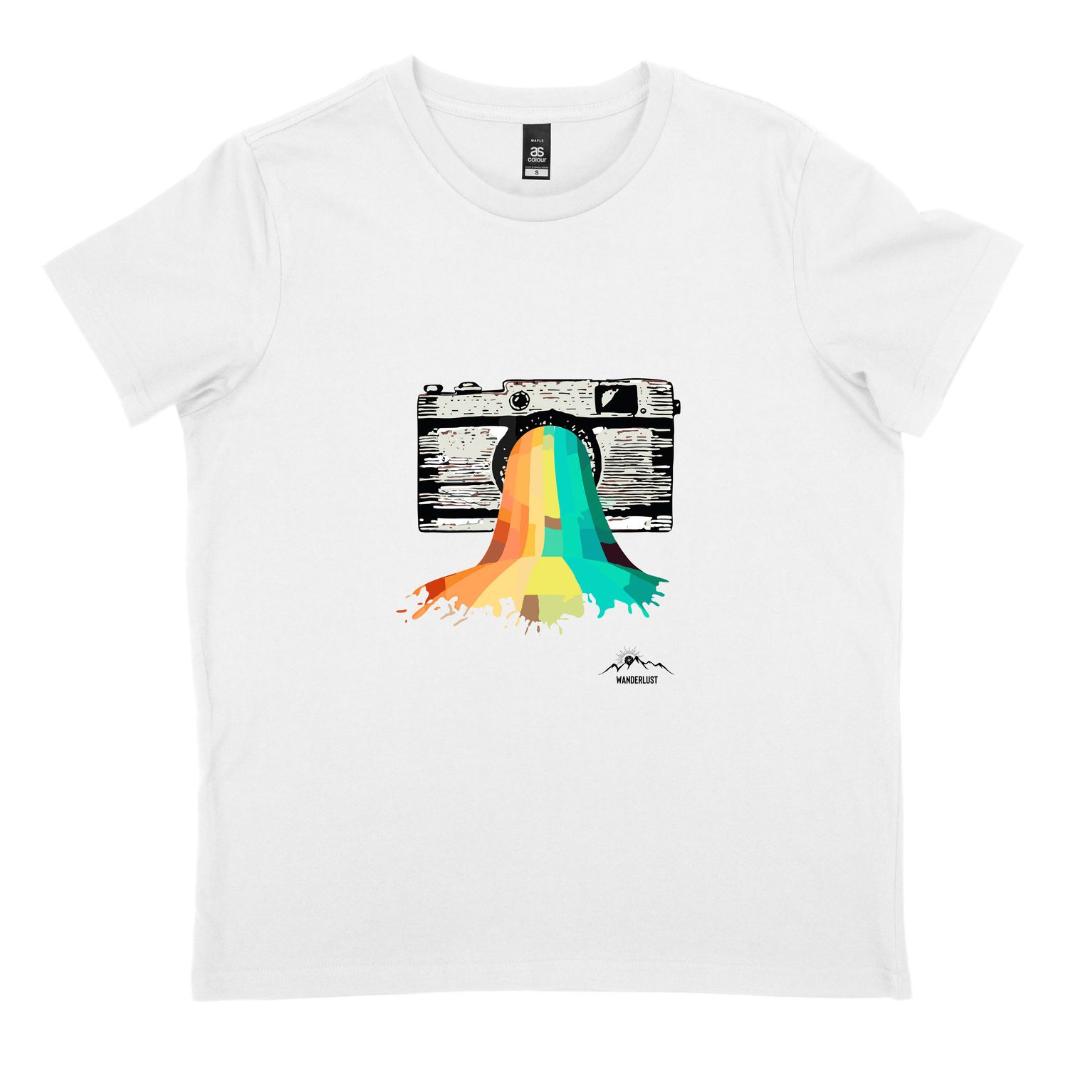 Rainbow Camera | Women&#39;s AS Colour Maple Tee