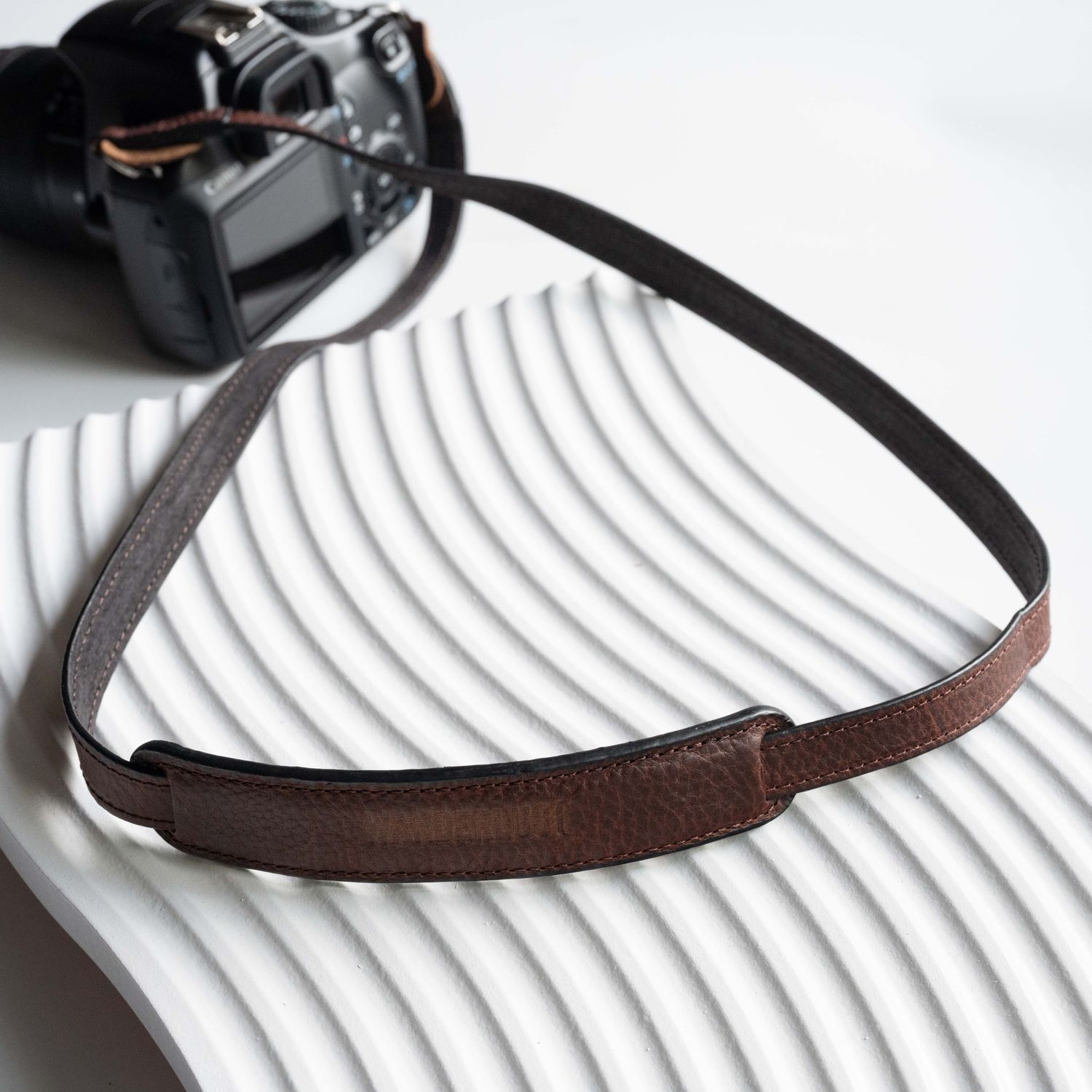 Handcrafted Leather Explorer Camera Strap (Brown Colour)