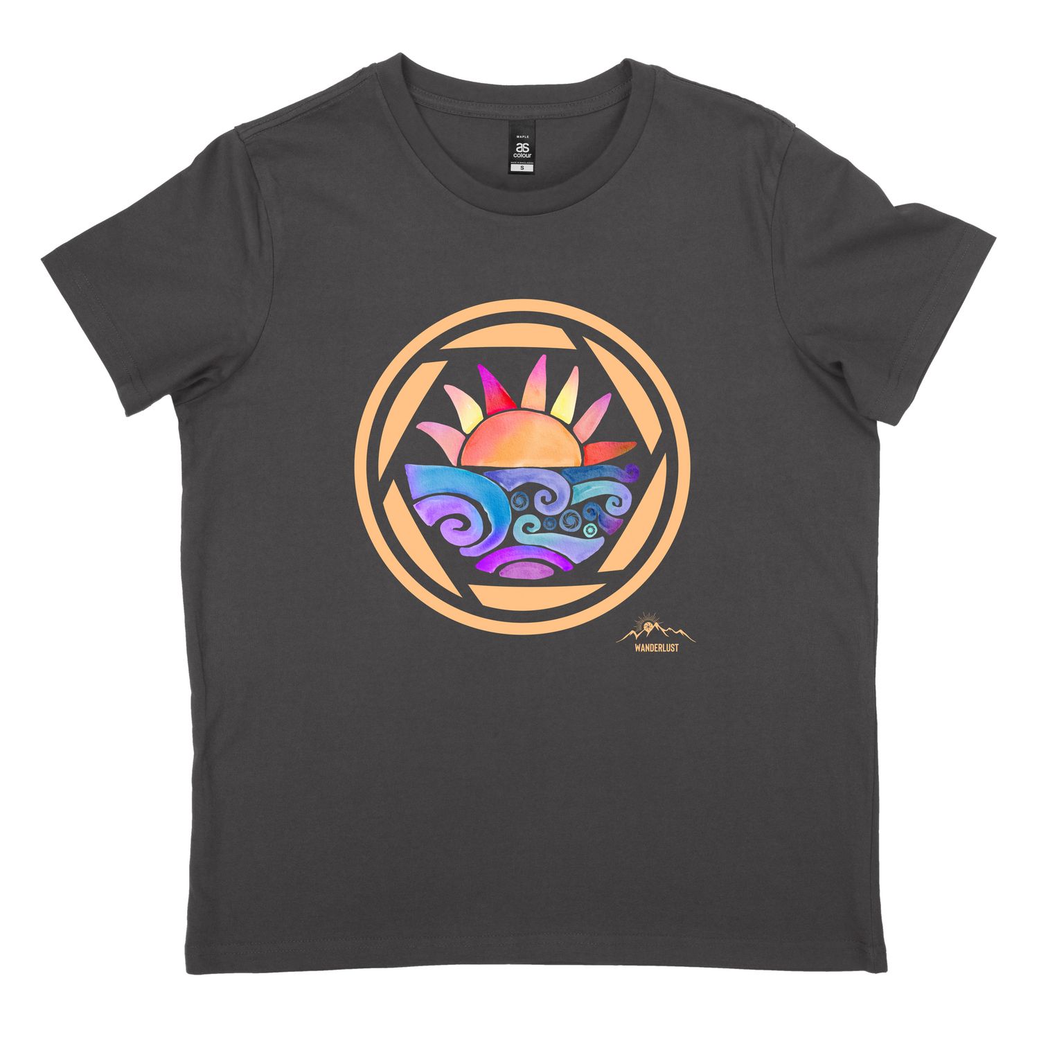 Water Colour Sunset | Women&#39;s AS Colour Maple Tee