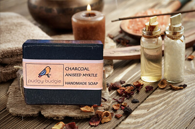 Charcoal Aniseed Myrtle Soap
(Made in Melbourne)
