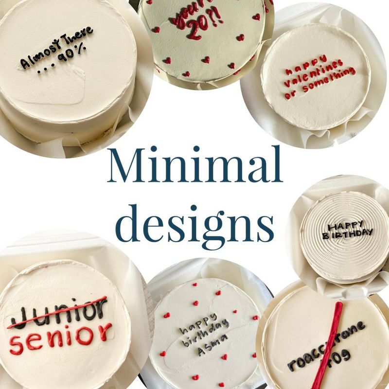 (JANUARY) Design Your Own Mini Cake