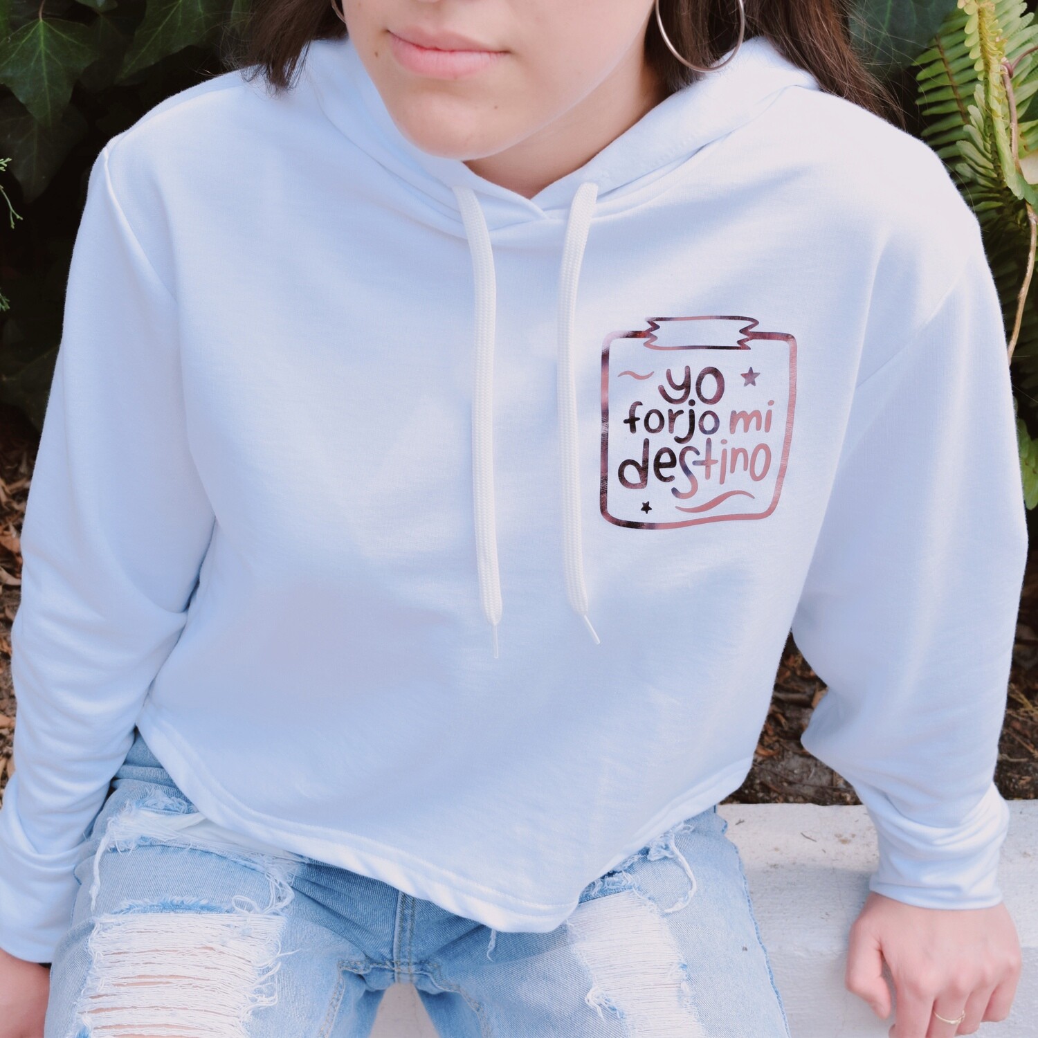 Sudadera crop