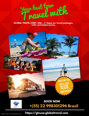 Make your better holiday with GROBAL TRAVEL CORP USA enjoy your best in future