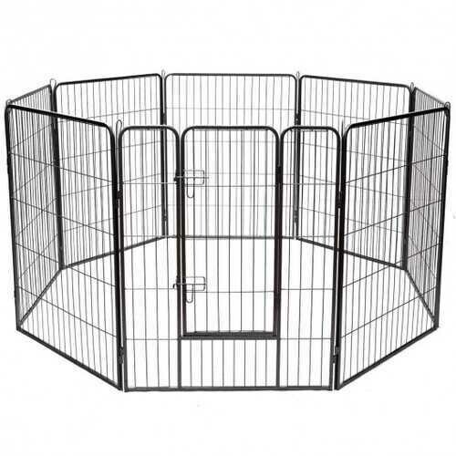 40&quot; 8 Metal Panel Heavy Duty Pet Playpen Dog Fence