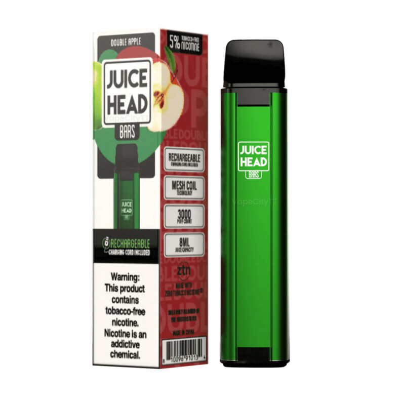Juice Head Disposable Bar 3000 Puffs Double Apple
