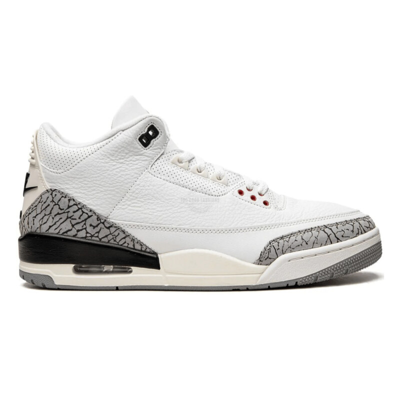 cement 3 jordans white