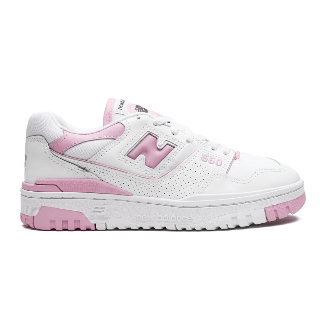 New Balance 550 - White Bubblegum Pink (Women&#39;s)