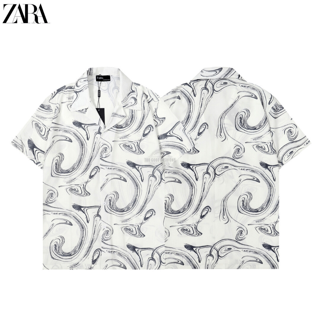 Zara Short-Sleeve Shirt (M), Size: M