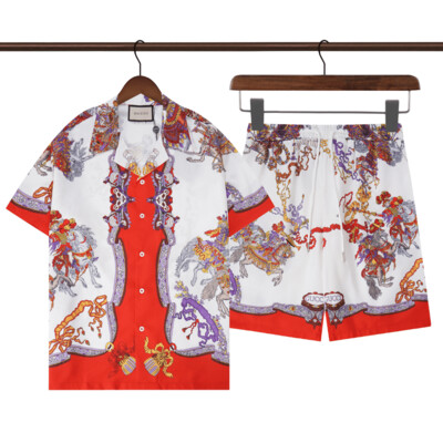 Gucci Suit Short-Sleeve Shirt &amp; Shorts