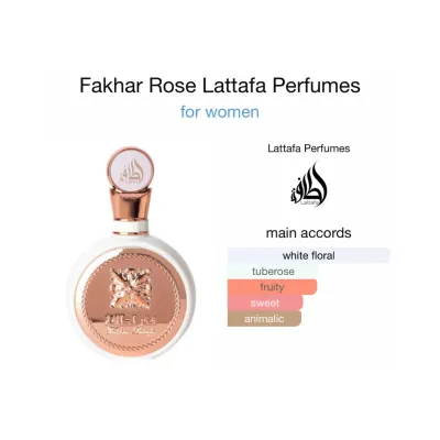 Lattafa Fakhar Rose Women EDP Spray 3.4oz