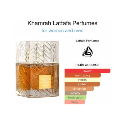 Lattafa Khamrah Unisex EDP Spray 3.4oz