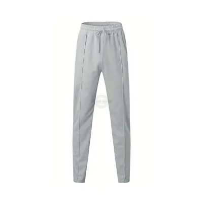 Light Gray Loose Fit Lounge Drawstring Pants (M)