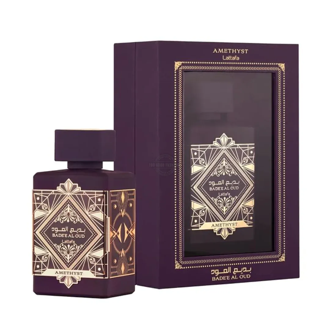 Lattafa Bade&#39;e Al Oud Amethyst Unisex Eau de Parfum 100ml bottle