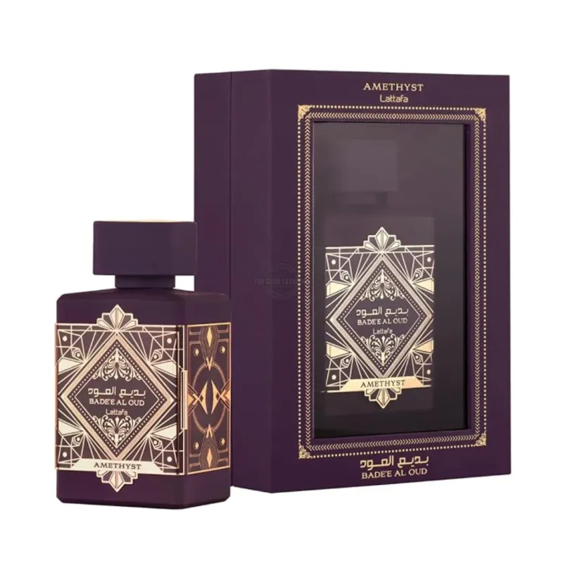 Lattafa Bade&#39;e Al Oud Amethyst Unisex Eau de Parfum 100ml bottle