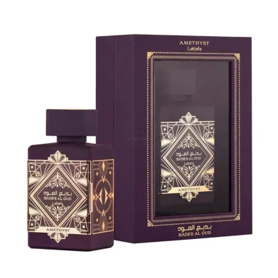 Lattafa Bade&#39;e Al Oud Amethyst Unisex Eau de Parfum 100ml bottle