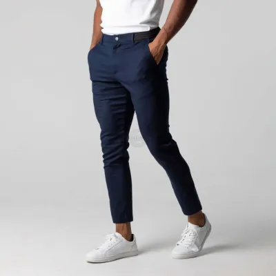 Navy Active Stretch Slim Fit Chino Pants