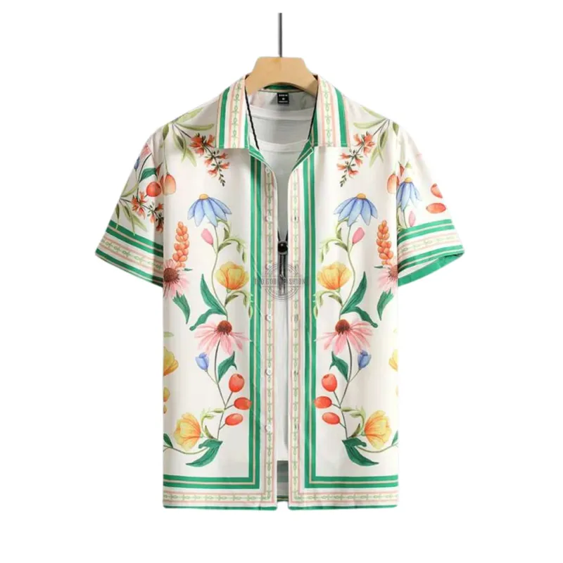 Green Garden Short-Sleeve Shirt