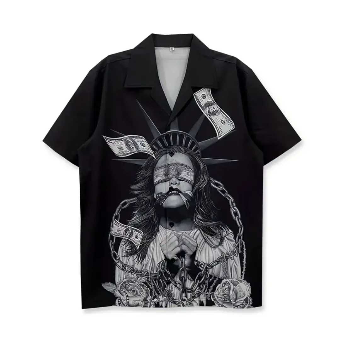 Chained Liberty Short-Sleeve Shirt