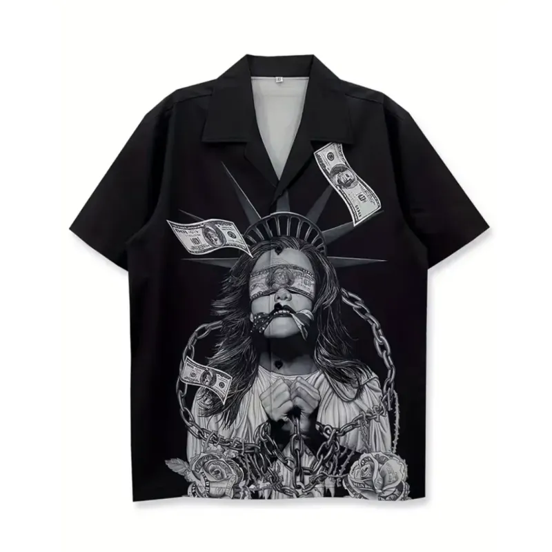 Chained Liberty Short-Sleeve Shirt