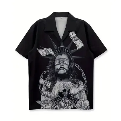 Chained Liberty Short-Sleeve Shirt
