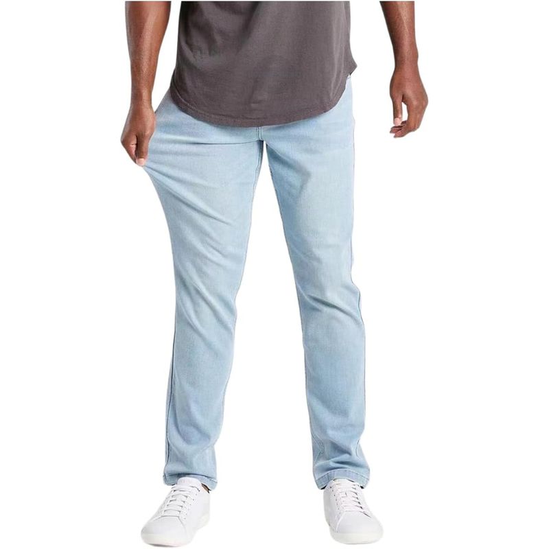 Light Blue Wash Slim-Fit Jeans