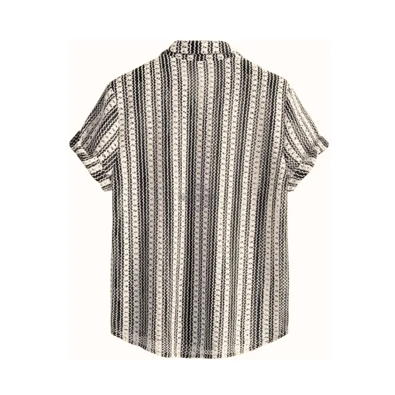 Clásico Crochet Knit Short-Sleeve Shirt