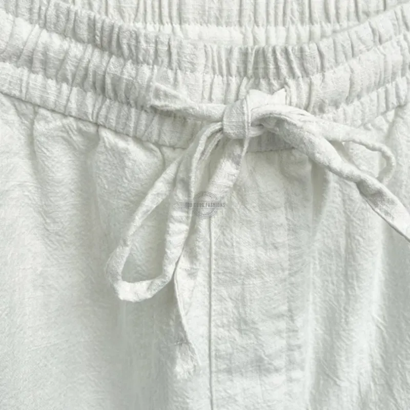 White Linen Pants