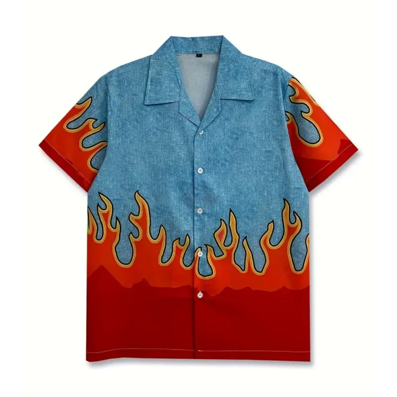 On Fire Short-Sleeve Shirt