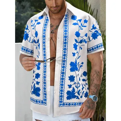 Mykonos Garden Short-Sleeve Shirt