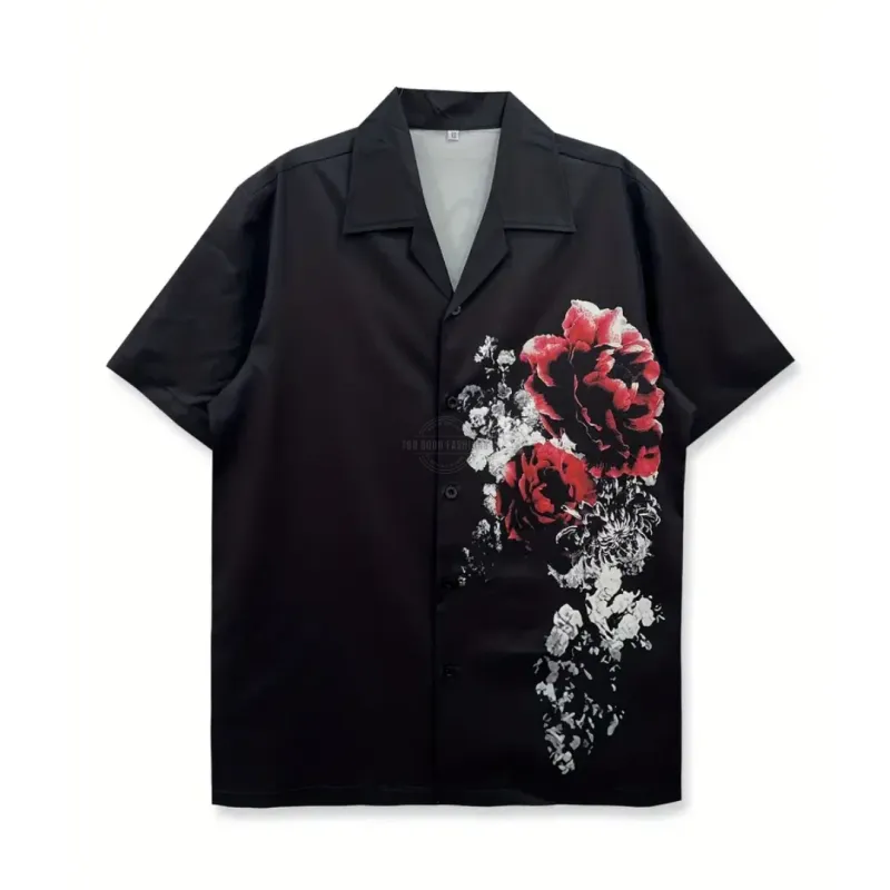 Dark Bloom Short-Sleeve Shirt
