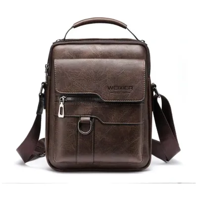 Chocolate brown shoulder bag 