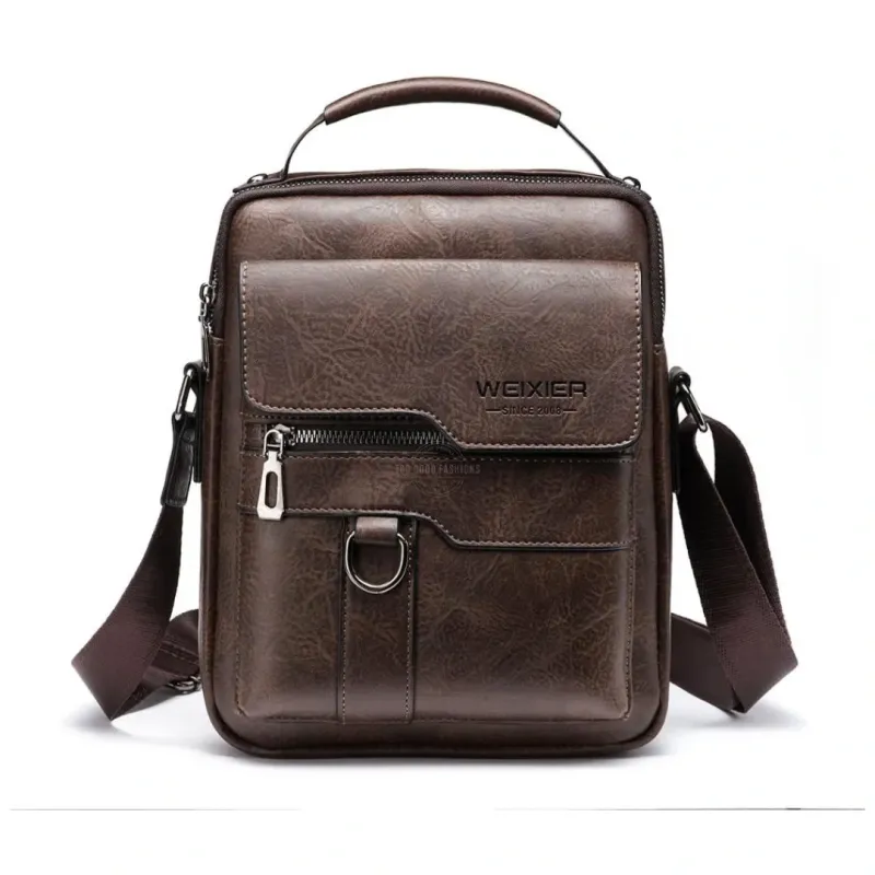 Chocolate brown shoulder bag 
