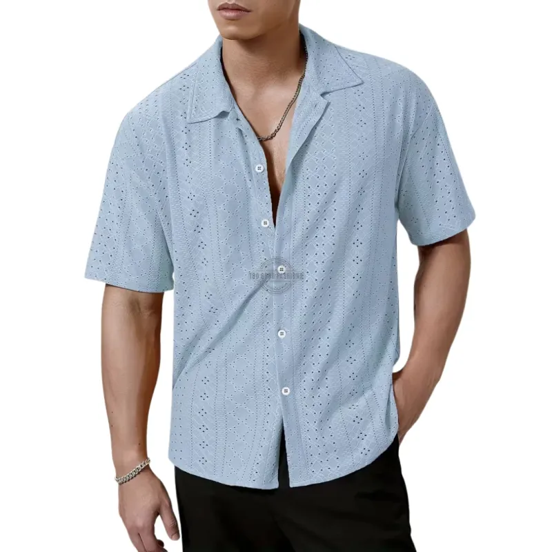 Baby Blue Papi Short-Sleeve Shirt