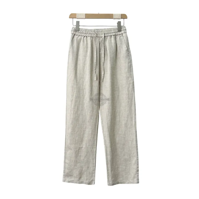 Gray Linen Pants