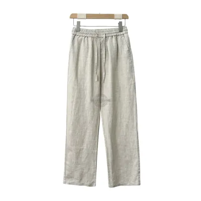 Gray Linen Pants