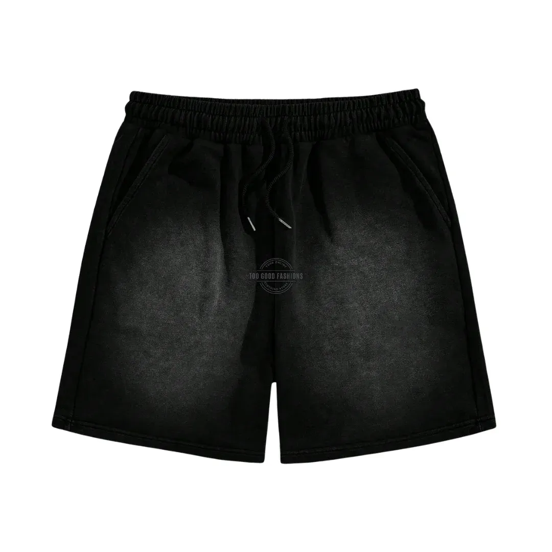 Black Casual Short Pants