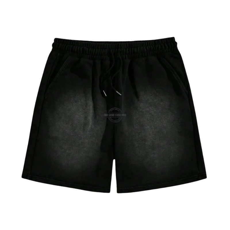 Black Casual Short Pants