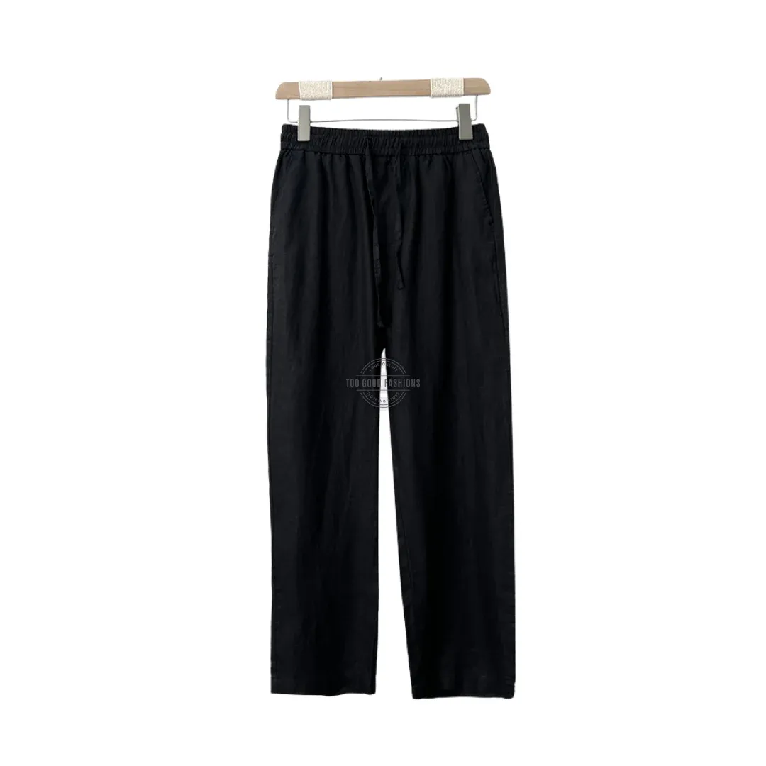 Black Linen Pants