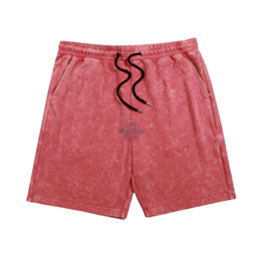 Red Casual Short Pants