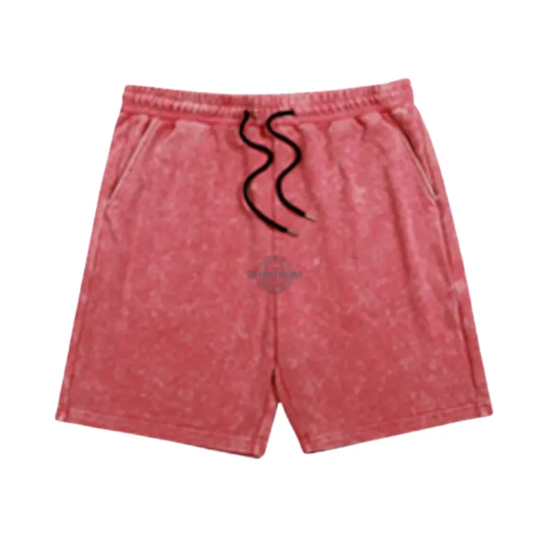 Red Casual Short Pants