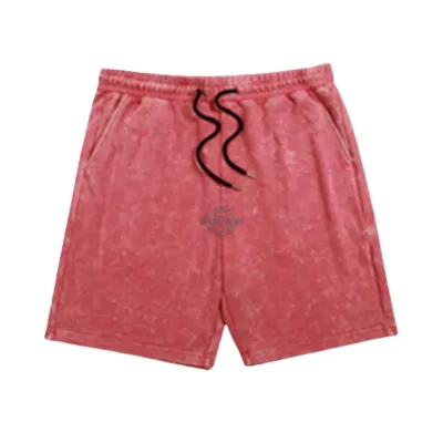 Red Casual Short Pants