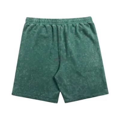 Green Casual Short Pants