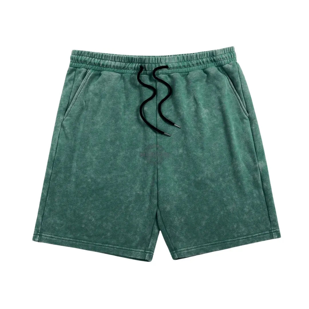 Green Casual Short Pants