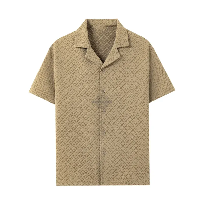 Tan Short-Sleeve Shirt