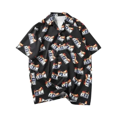 Burning Cash Short-Sleeve Shirt