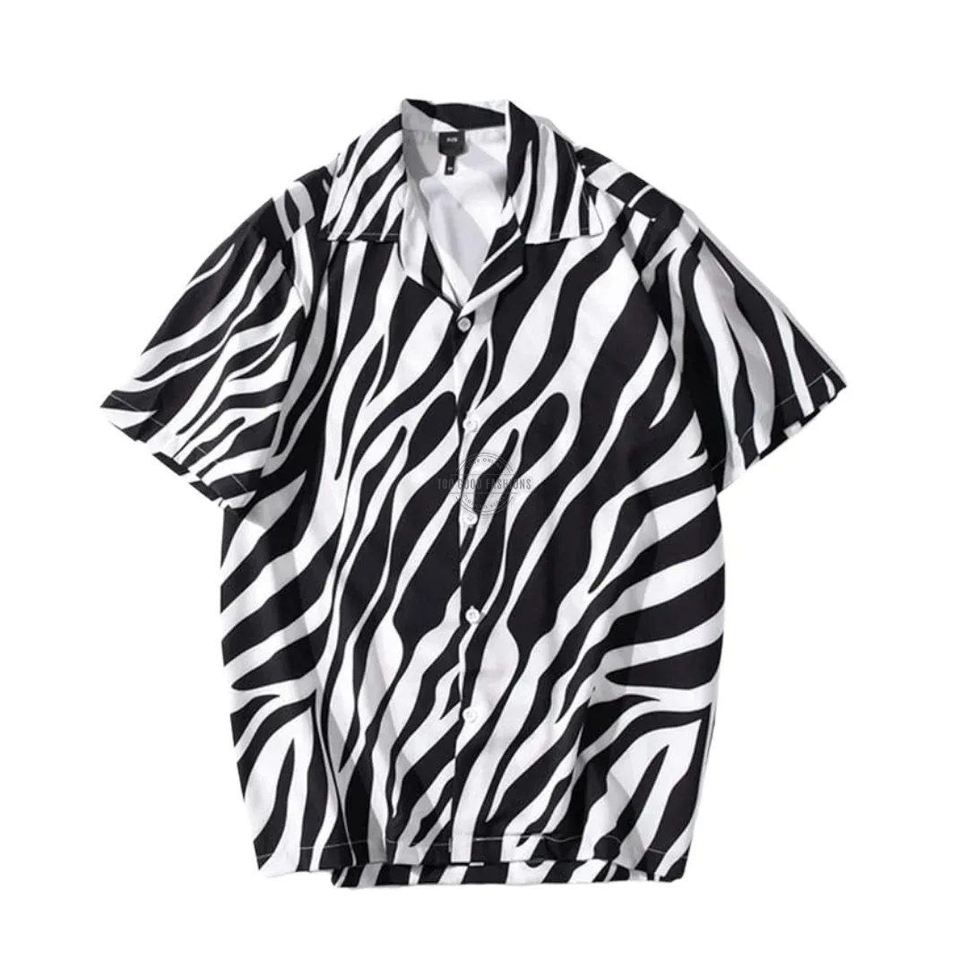 Zebra Short-Sleeve Shirt