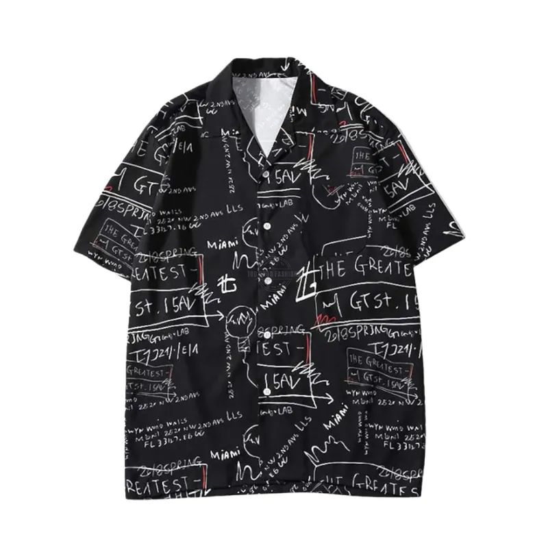 Scribble Short-Sleeve Shirt