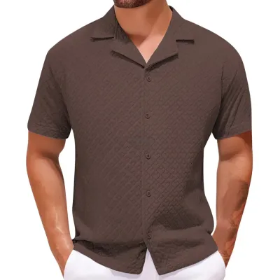 Brown Short-Sleeve Shirt