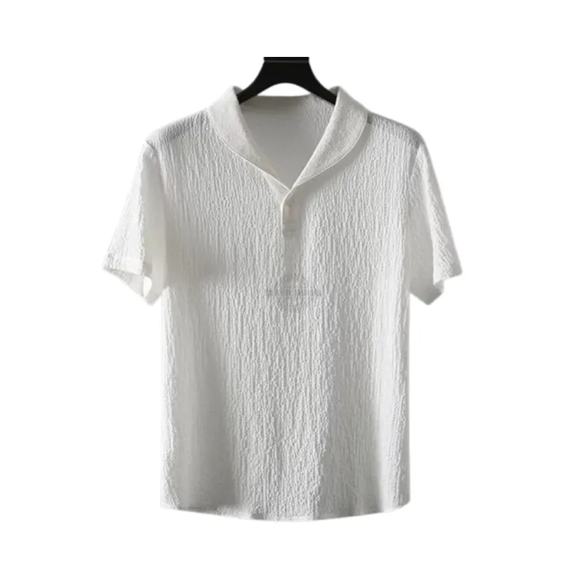 White Polo &amp; Pants 2pc Lounge Set